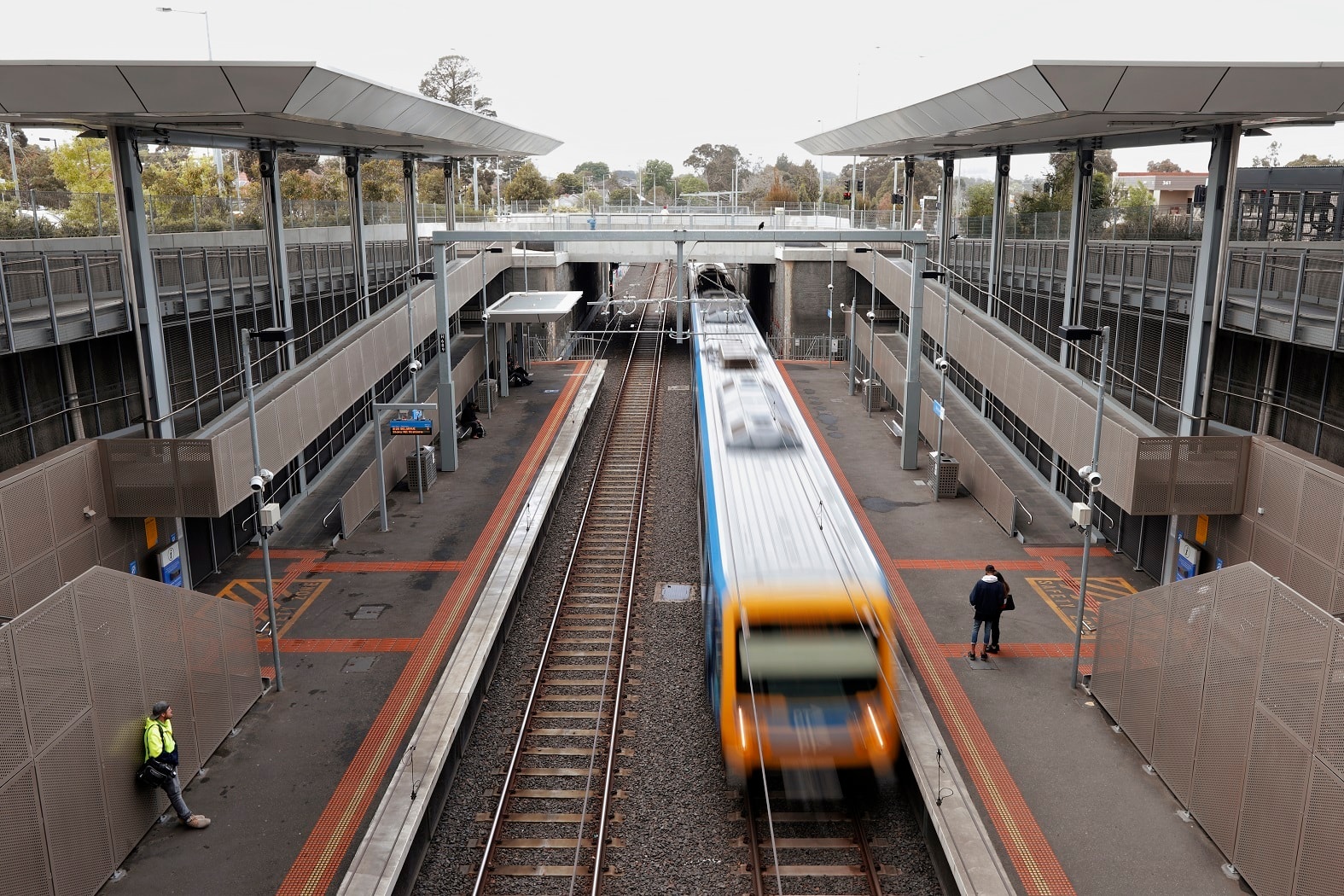 Mitcham train aerial