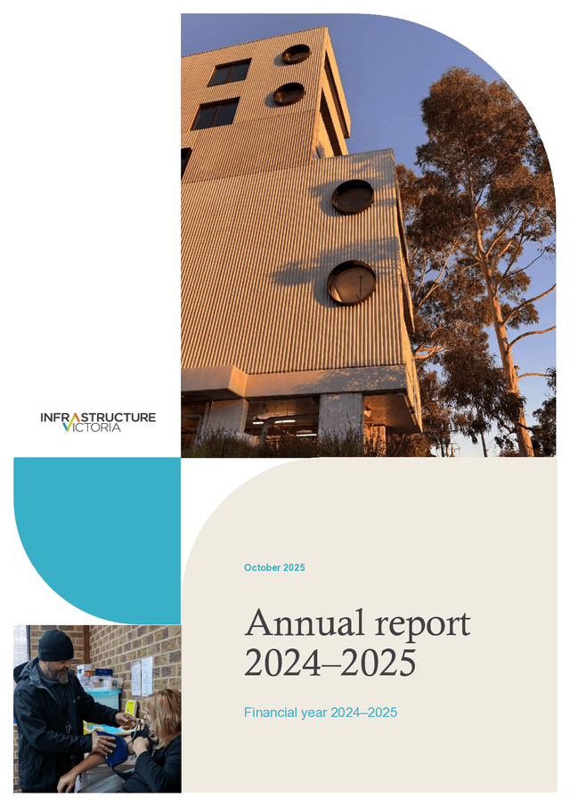 Thumbnail for Infrastructure Victoria 2024-25 annual report