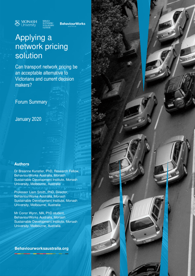 Thumbnail for Transport network pricing summary