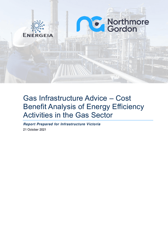 Thumbnail for Cost benefit analysis of energy efficiency activities in the gas sector