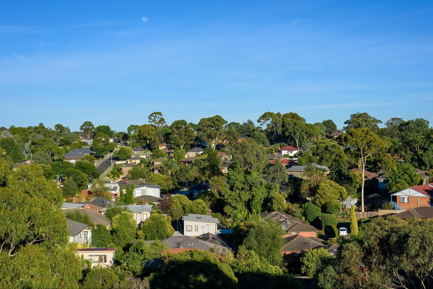 Suburban housing in Greenborough Melbourne i Stock 1202895314