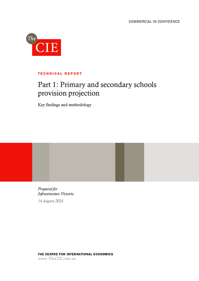 Thumbnail for Estimating primary and secondary school provision